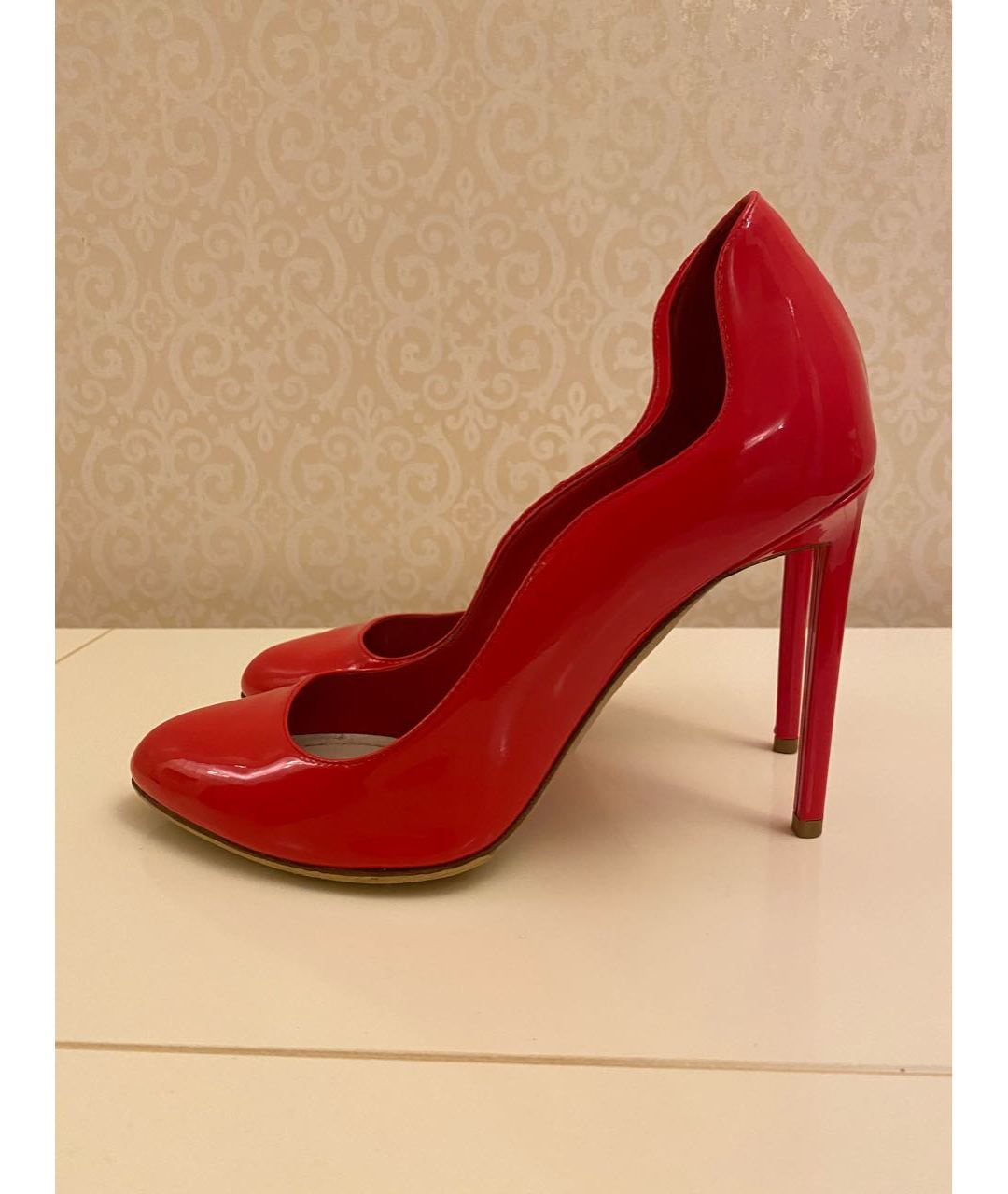 CHRISTIAN DIOR PRE-OWNED Красные кожаные туфли, фото 5