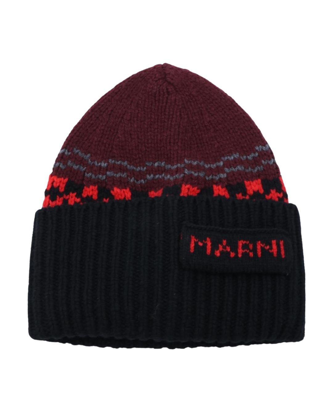 MARNI Мульти шерстяная шапка, фото 1