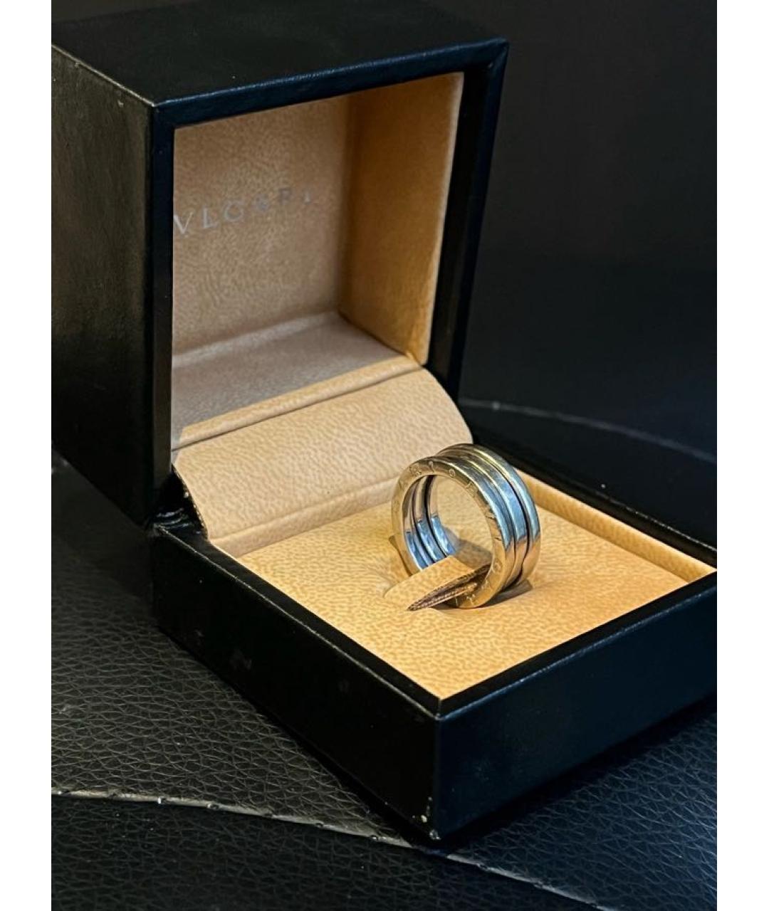 BVLGARI Серебряное кольцо из белого золота, фото 2