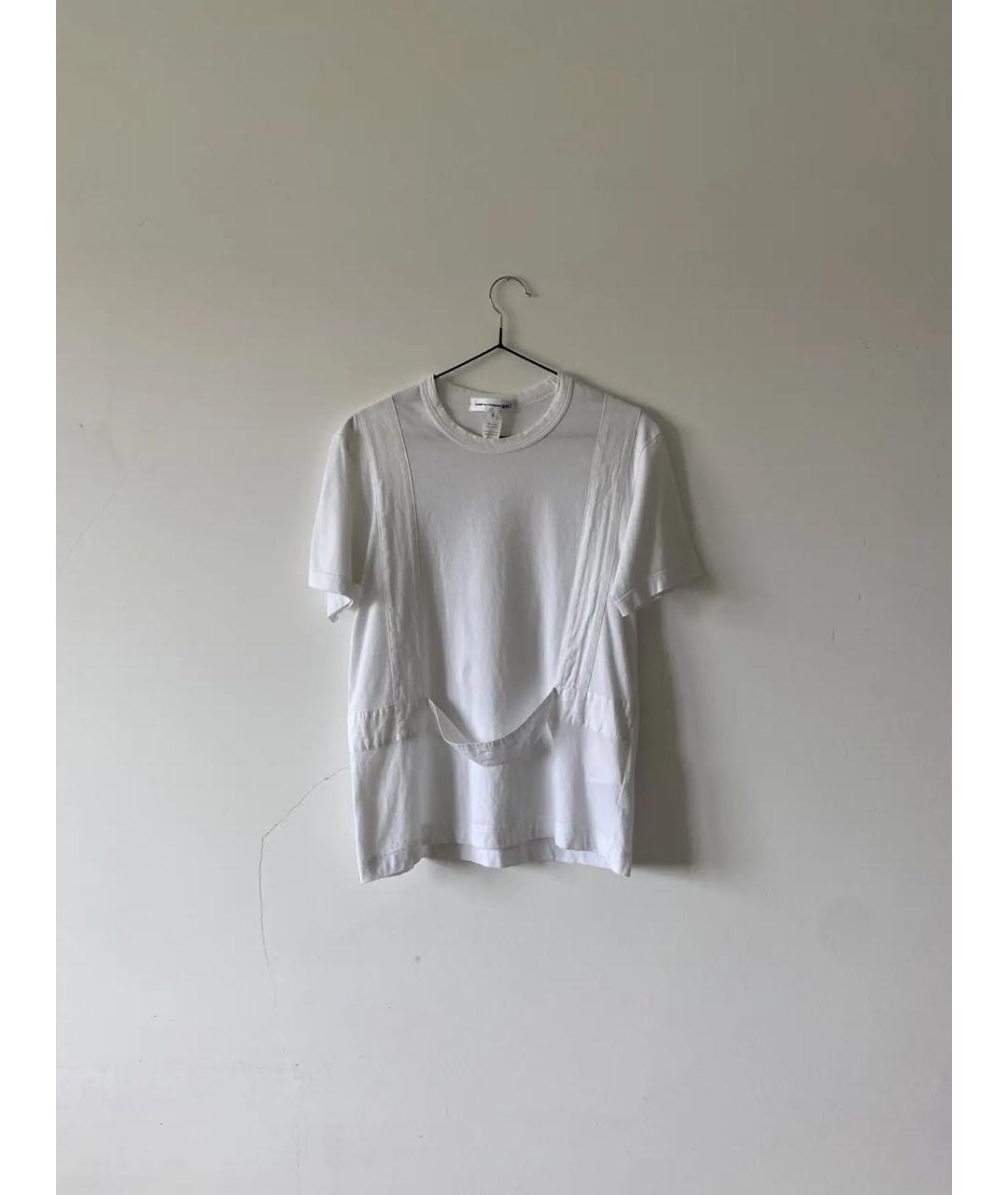 COMME DES GARÇONS Белая хлопковая майка, фото 5