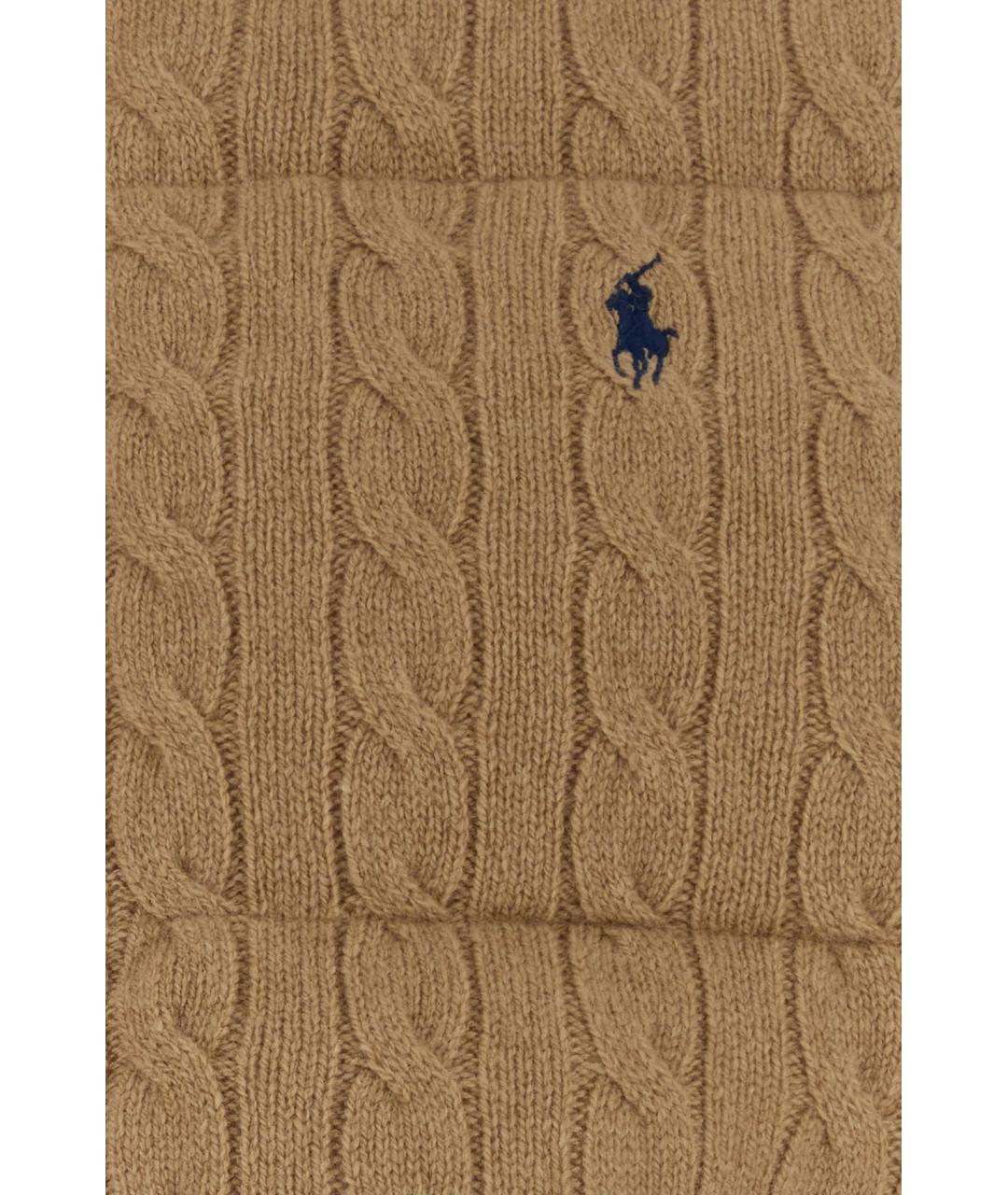 POLO RALPH LAUREN Бежевая полиэстеровая куртка, фото 3