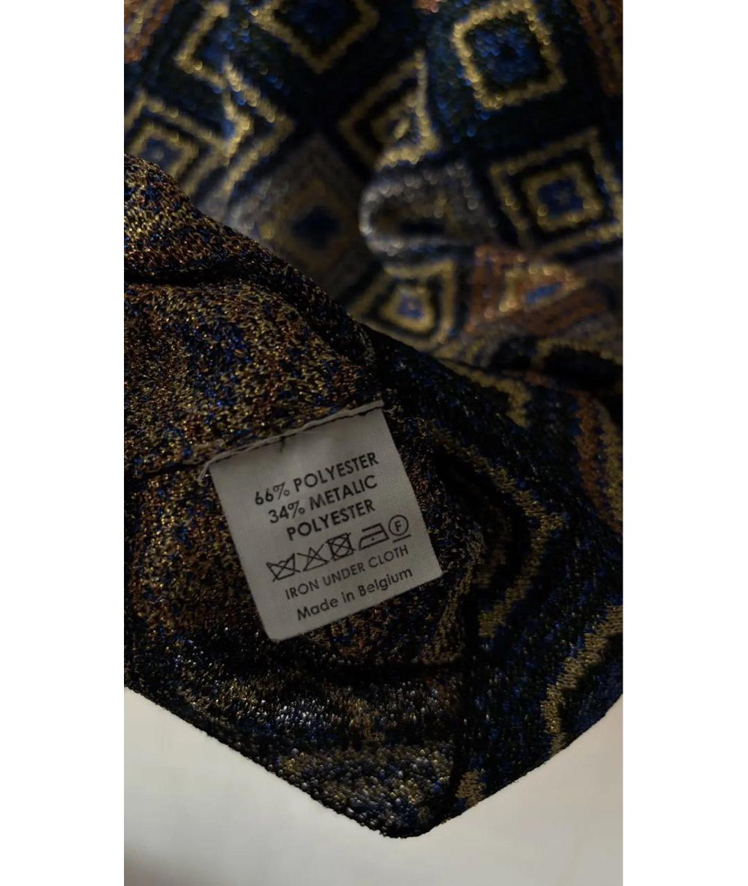 DRIES VAN NOTEN Мульти полиэстеровая блузы, фото 4