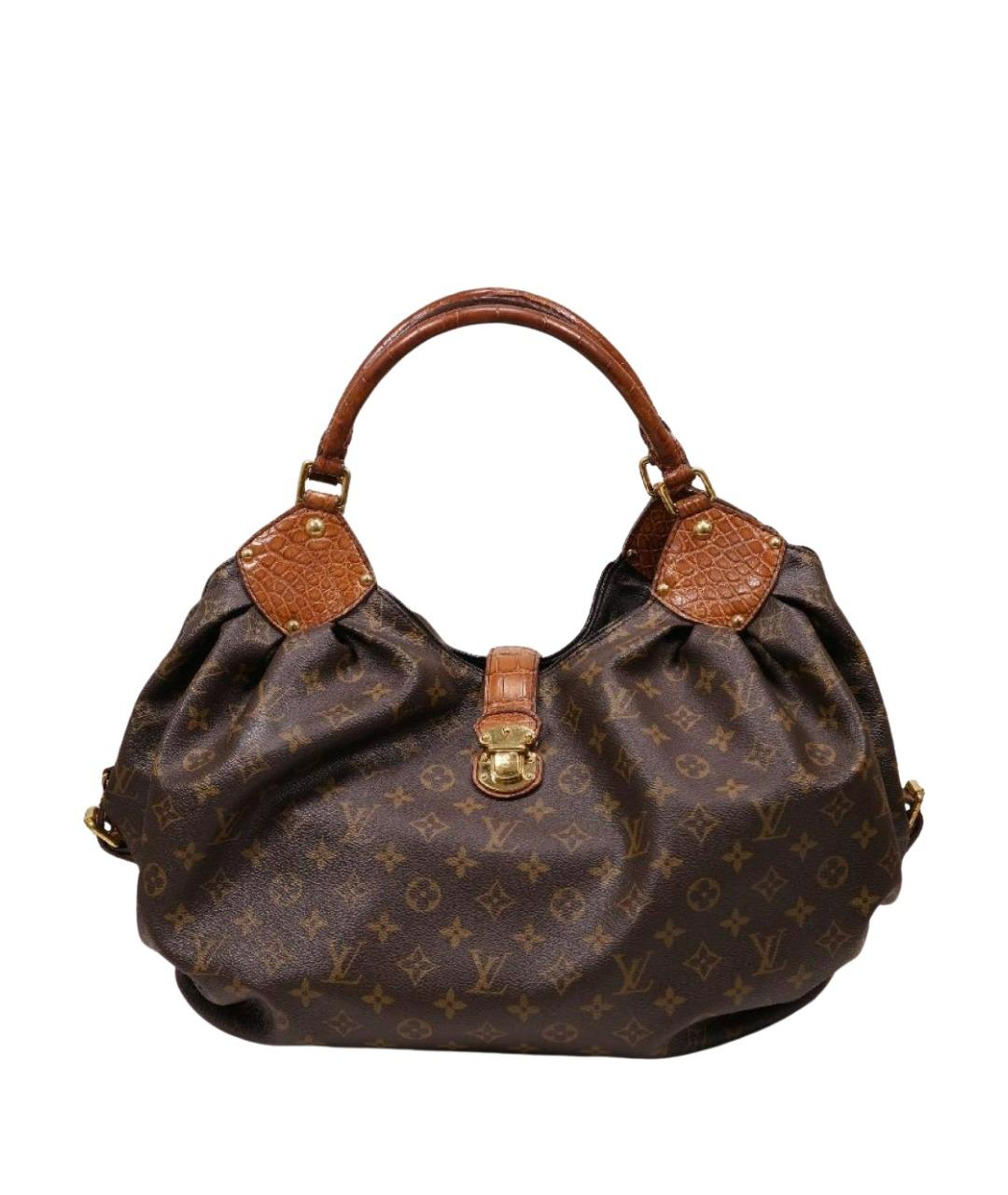 LOUIS VUITTON Коричневая сумка с короткими ручками из экзотической кожи, фото 1