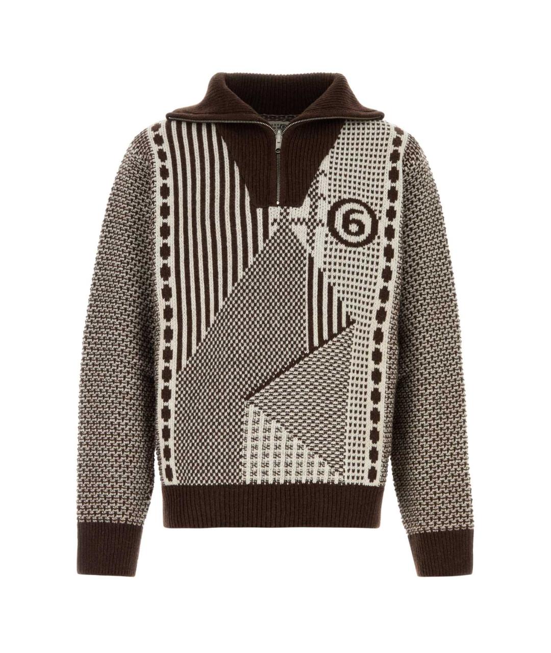 MM6 MAISON MARGIELA Мульти шерстяной джемпер / свитер, фото 1