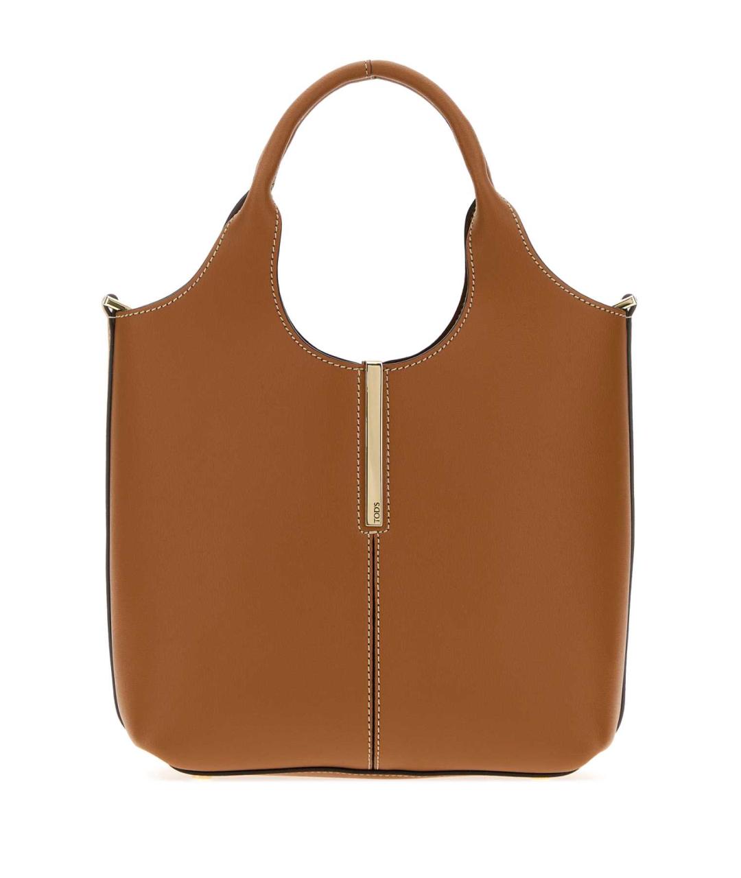 TOD'S Коричневая сумка с короткими ручками, фото 1
