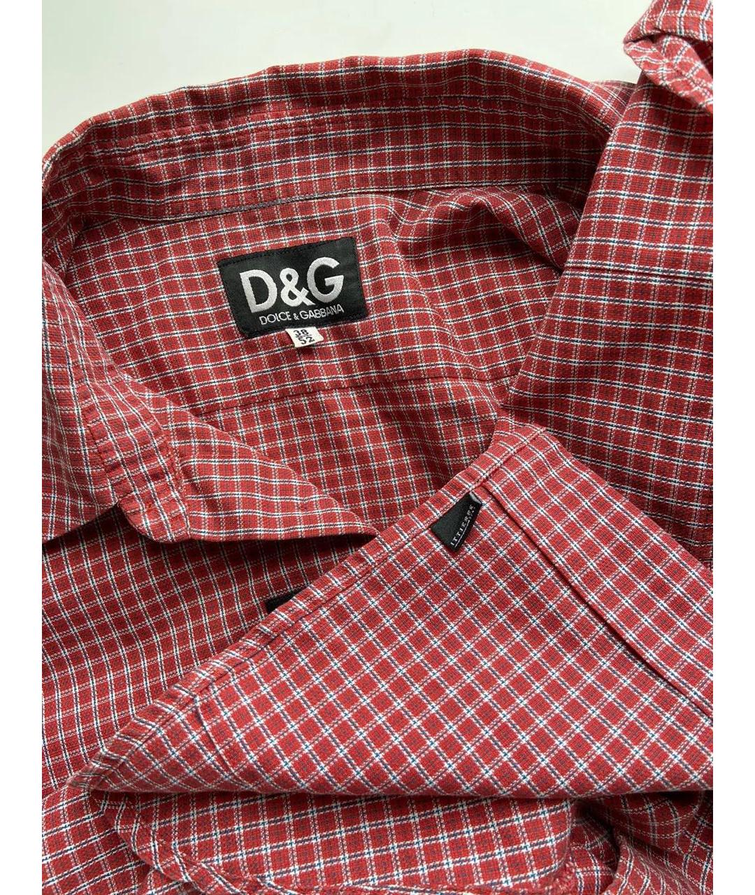 DOLCE&GABBANA Хлопковая кэжуал рубашка, фото 5