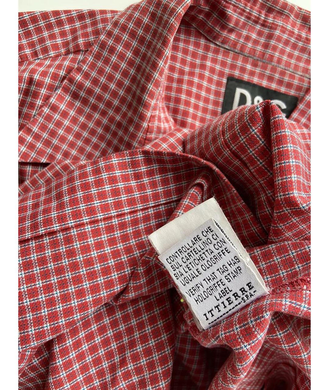 DOLCE&GABBANA Хлопковая кэжуал рубашка, фото 4