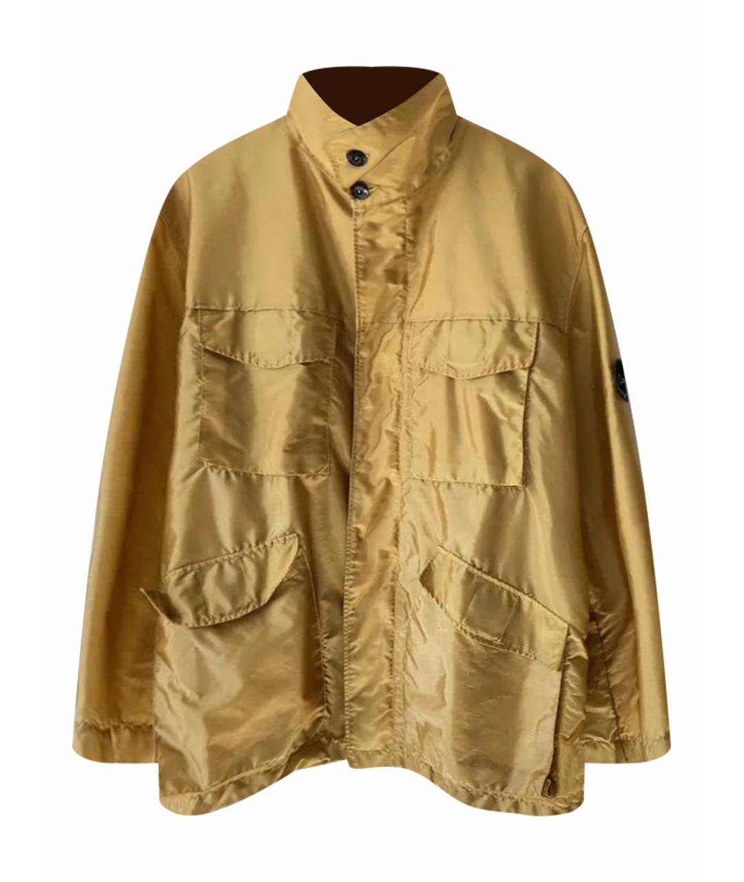 STONE ISLAND Горчичная полиамидовая куртка, фото 1