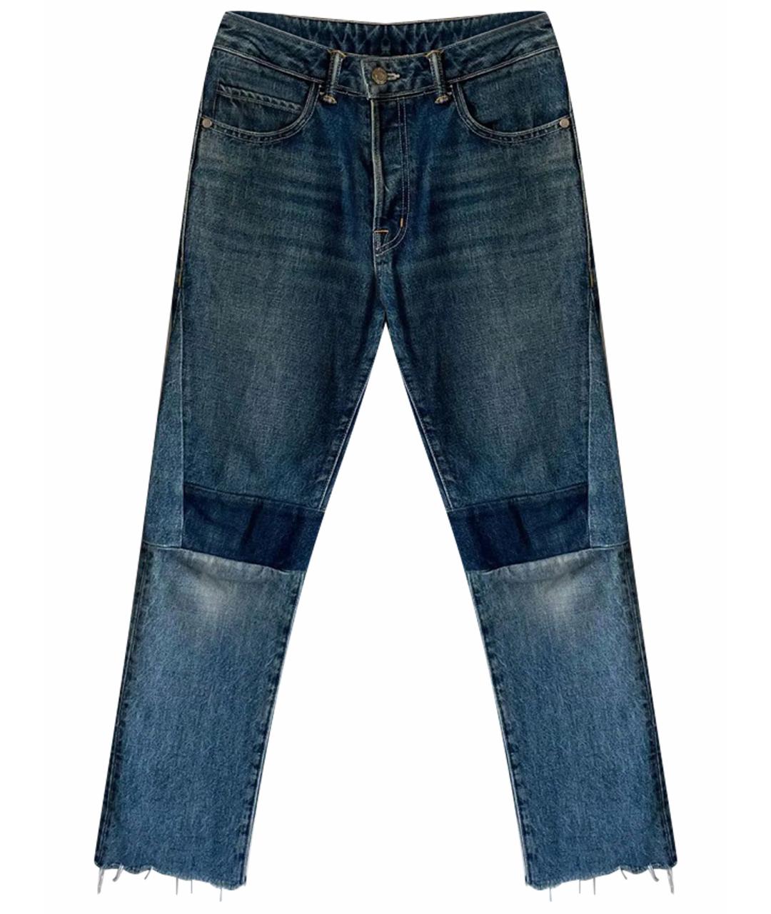 HELMUT LANG Хлопко-полиэстеровые джинсы слим, фото 1
