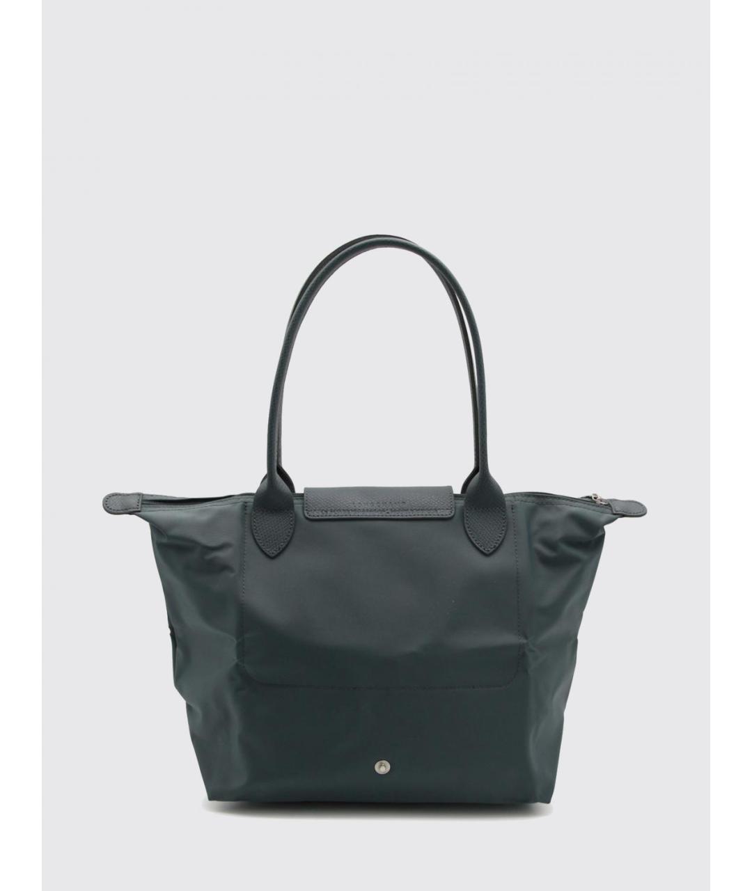 LONGCHAMP Серая синтетическая сумка тоут, фото 2