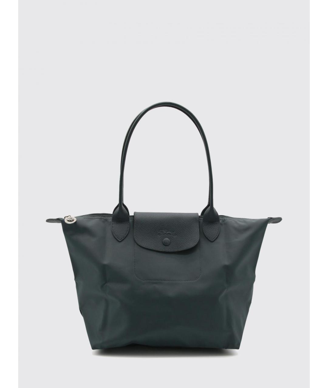 LONGCHAMP Серая синтетическая сумка тоут, фото 1