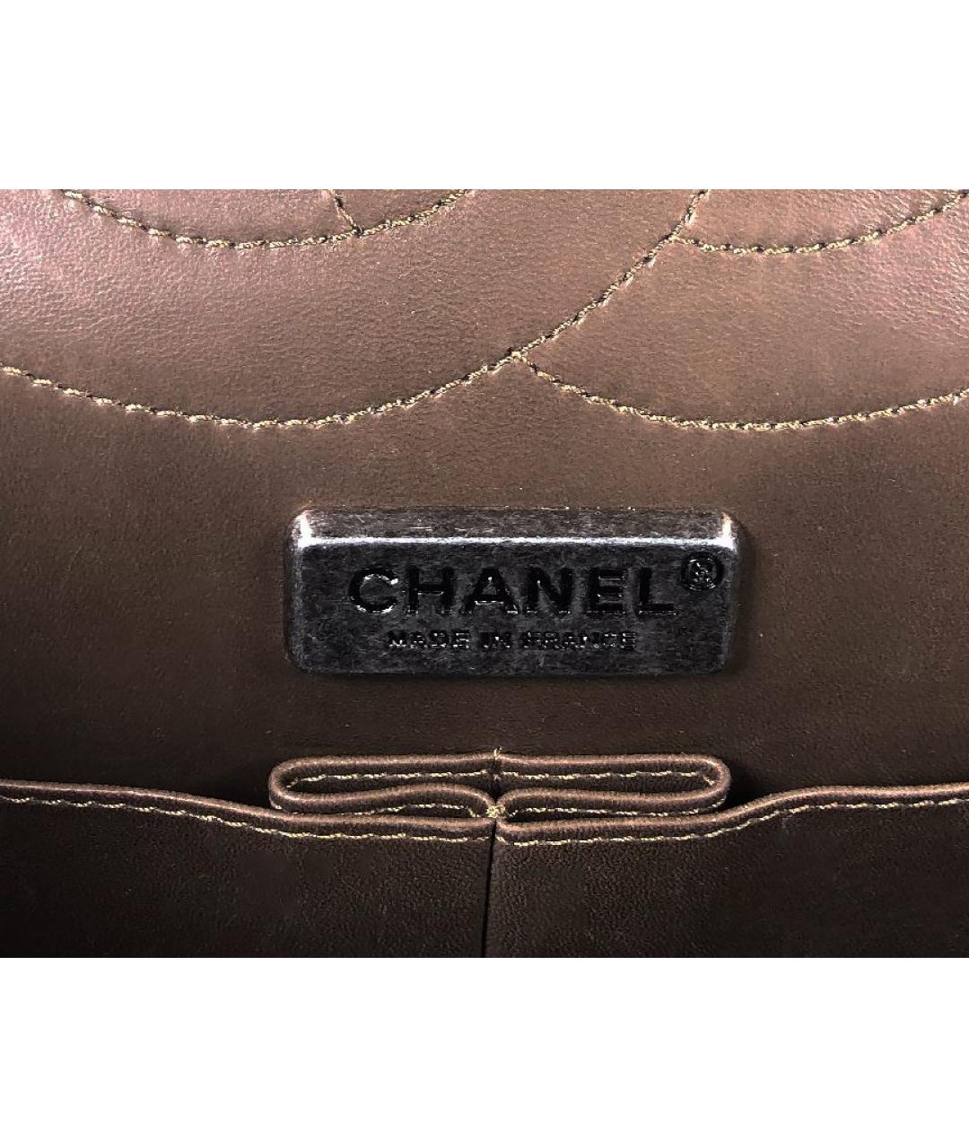 CHANEL Коричневая сумка через плечо из экзотической кожи, фото 7