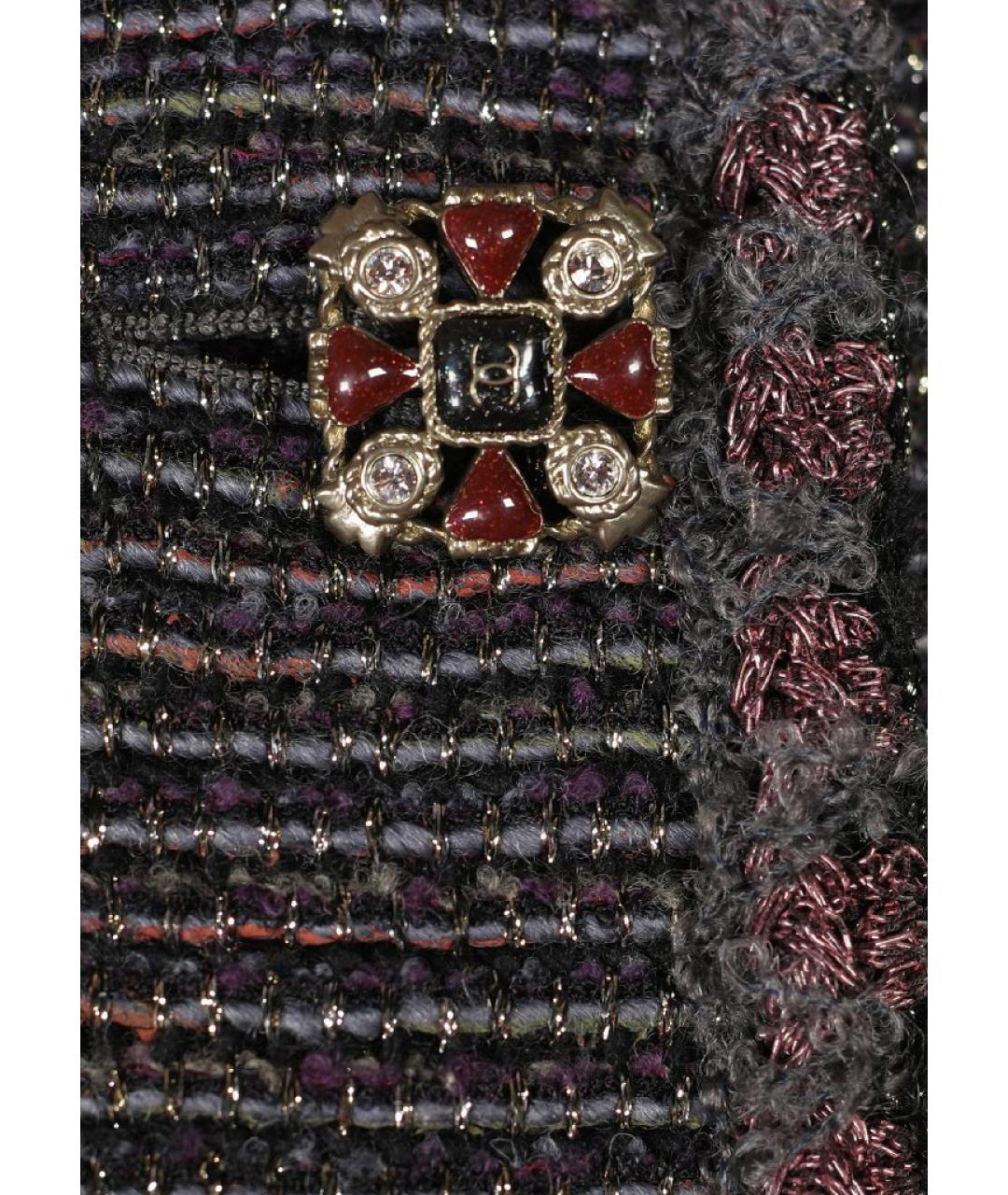 CHANEL Мульти шерстяное пальто, фото 6
