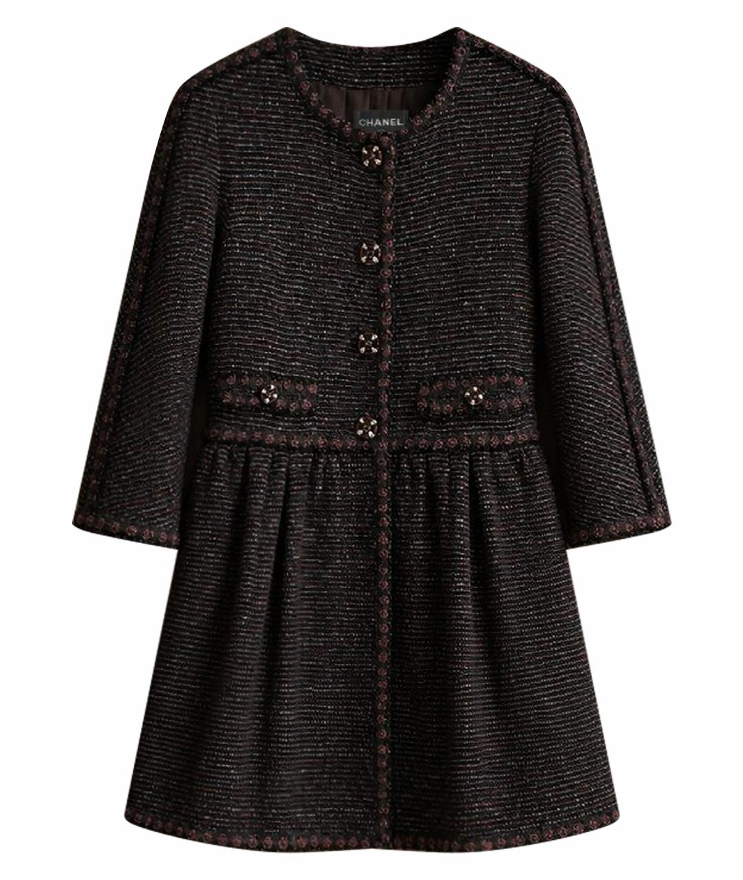 CHANEL Мульти шерстяное пальто, фото 1