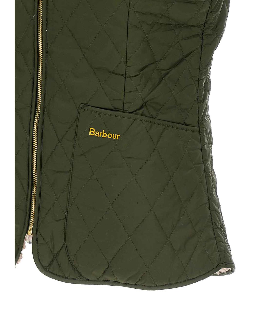 BARBOUR Зеленая полиамидовая жилетка, фото 5