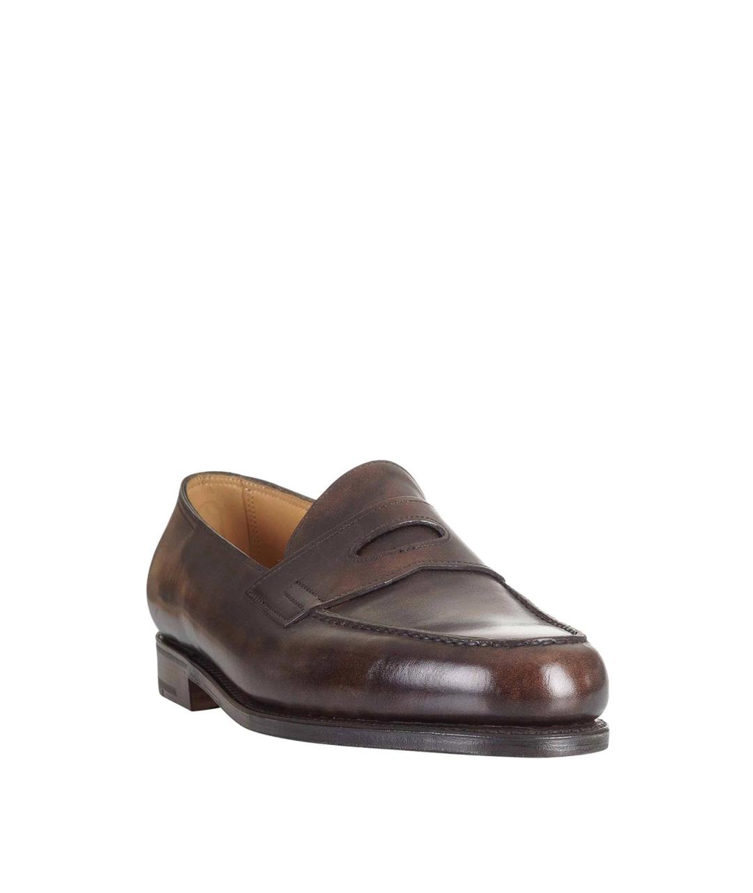 JOHN LOBB Коричневые кожаные туфли, фото 2