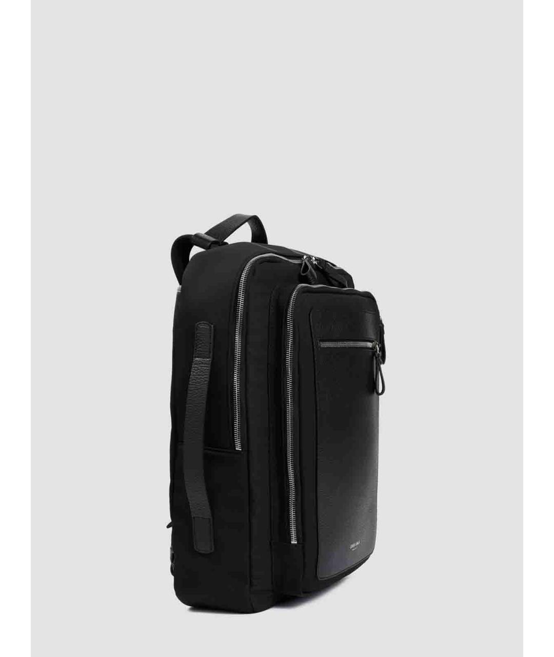 GIORGIO ARMANI Черный синтетический рюкзак, фото 4