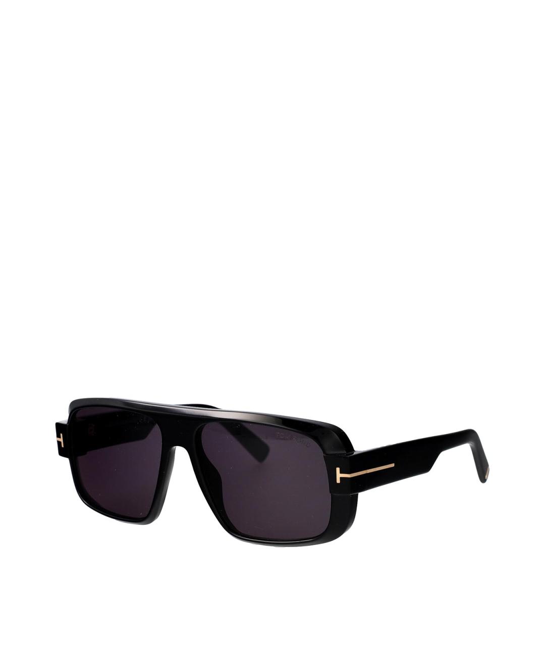 TOM FORD Черные пластиковые солнцезащитные очки, фото 2