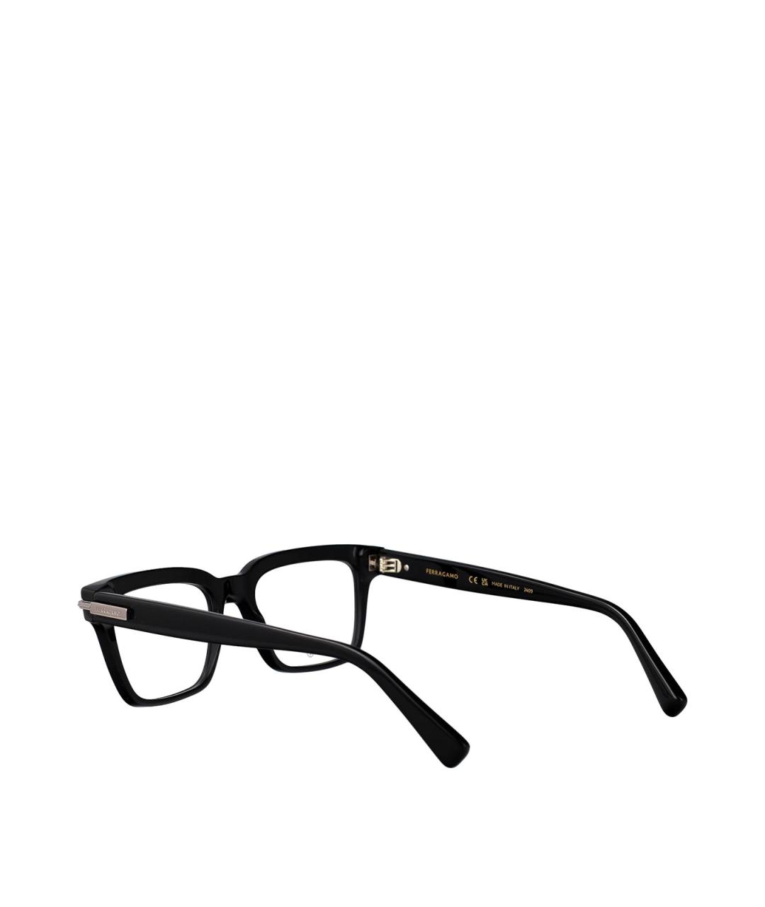 FERRAGAMO Черные пластиковые солнцезащитные очки, фото 4