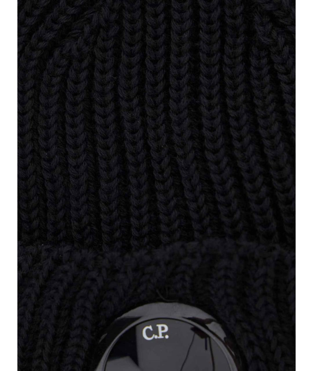 CP COMPANY Черная шерстяная шапка, фото 2