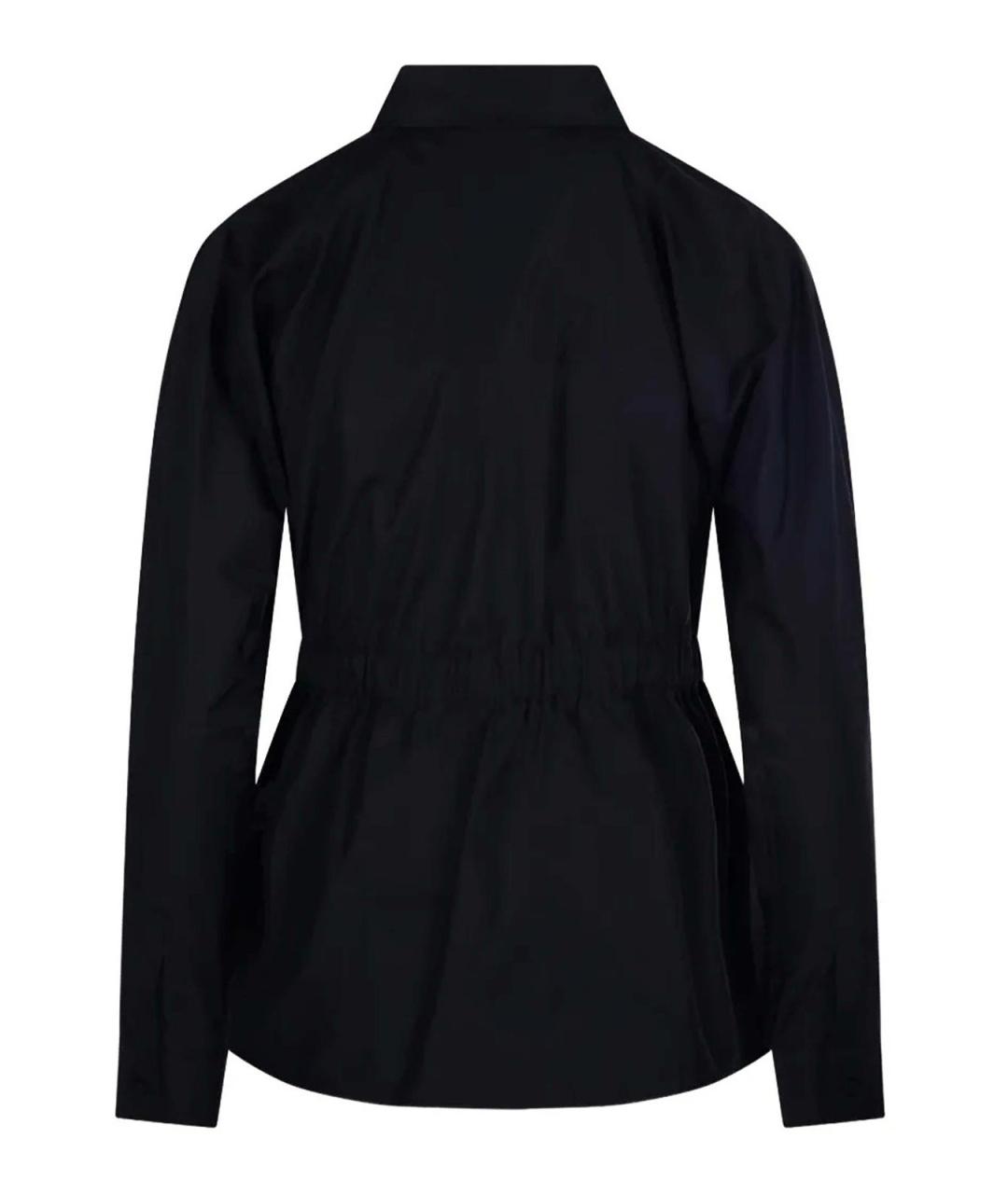 MAX MARA Черная хлопковая рубашка, фото 2