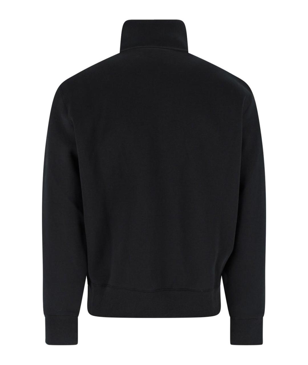 POLO RALPH LAUREN Черный хлопковый джемпер / свитер, фото 2