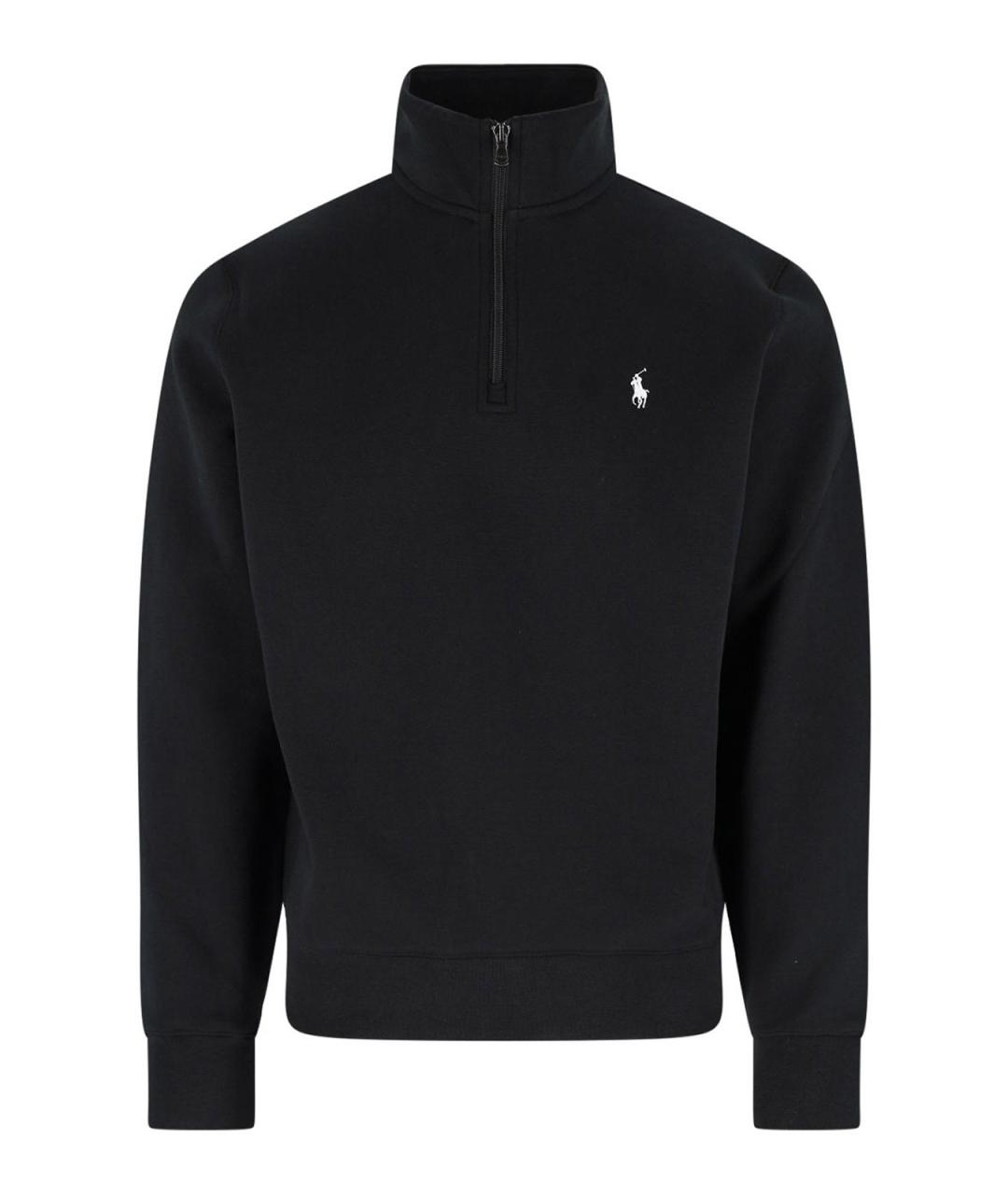 POLO RALPH LAUREN Черный хлопковый джемпер / свитер, фото 1