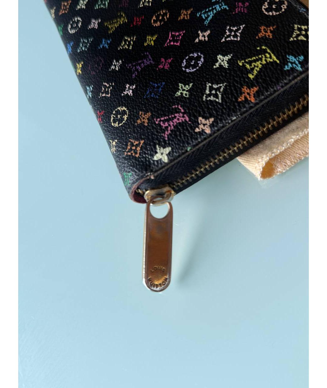 LOUIS VUITTON Черный кошелек, фото 2