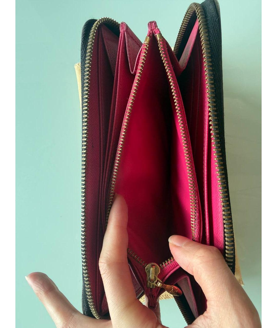 LOUIS VUITTON Черный кошелек, фото 4