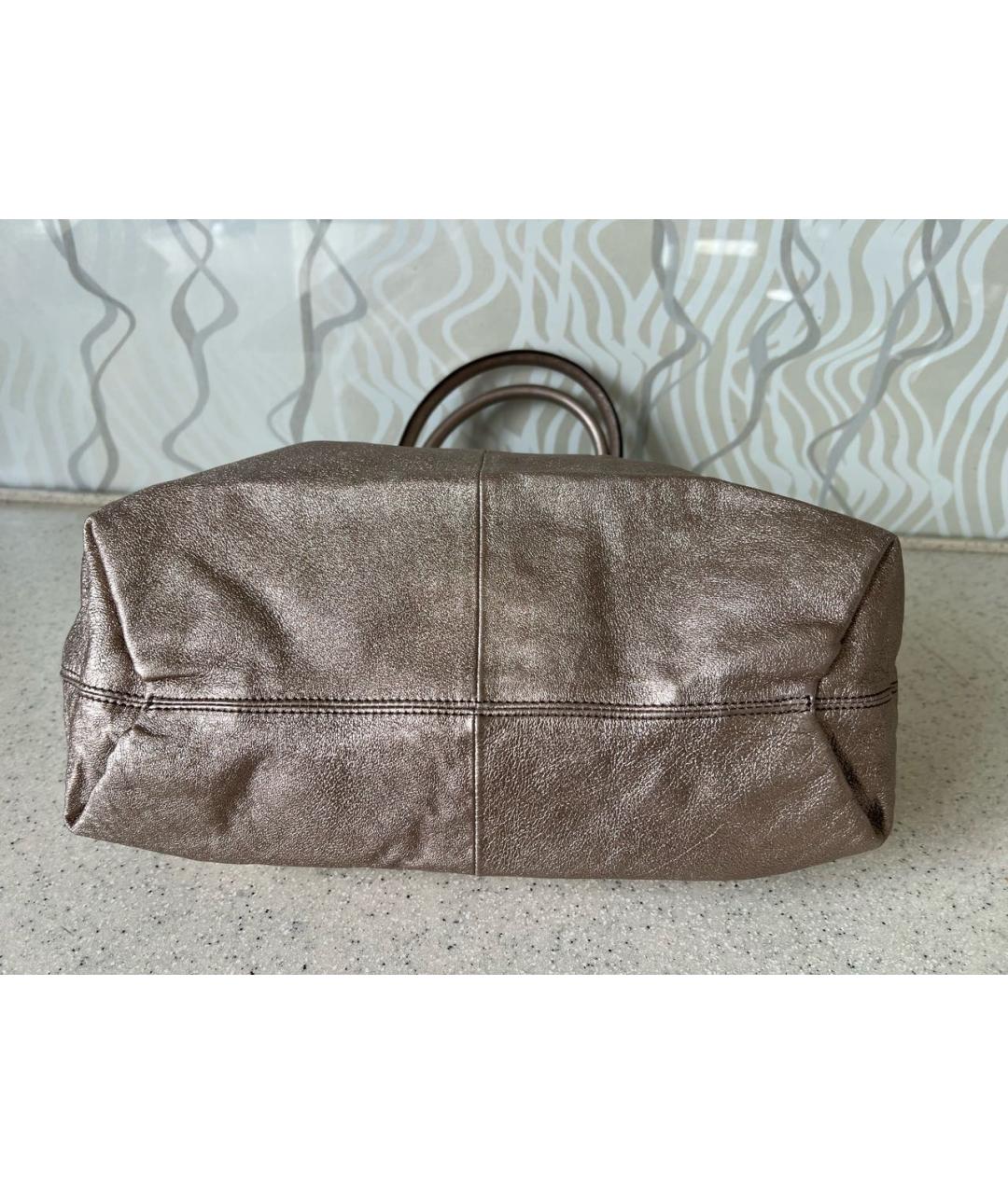 LANVIN Розовая кожаная сумка с короткими ручками, фото 3