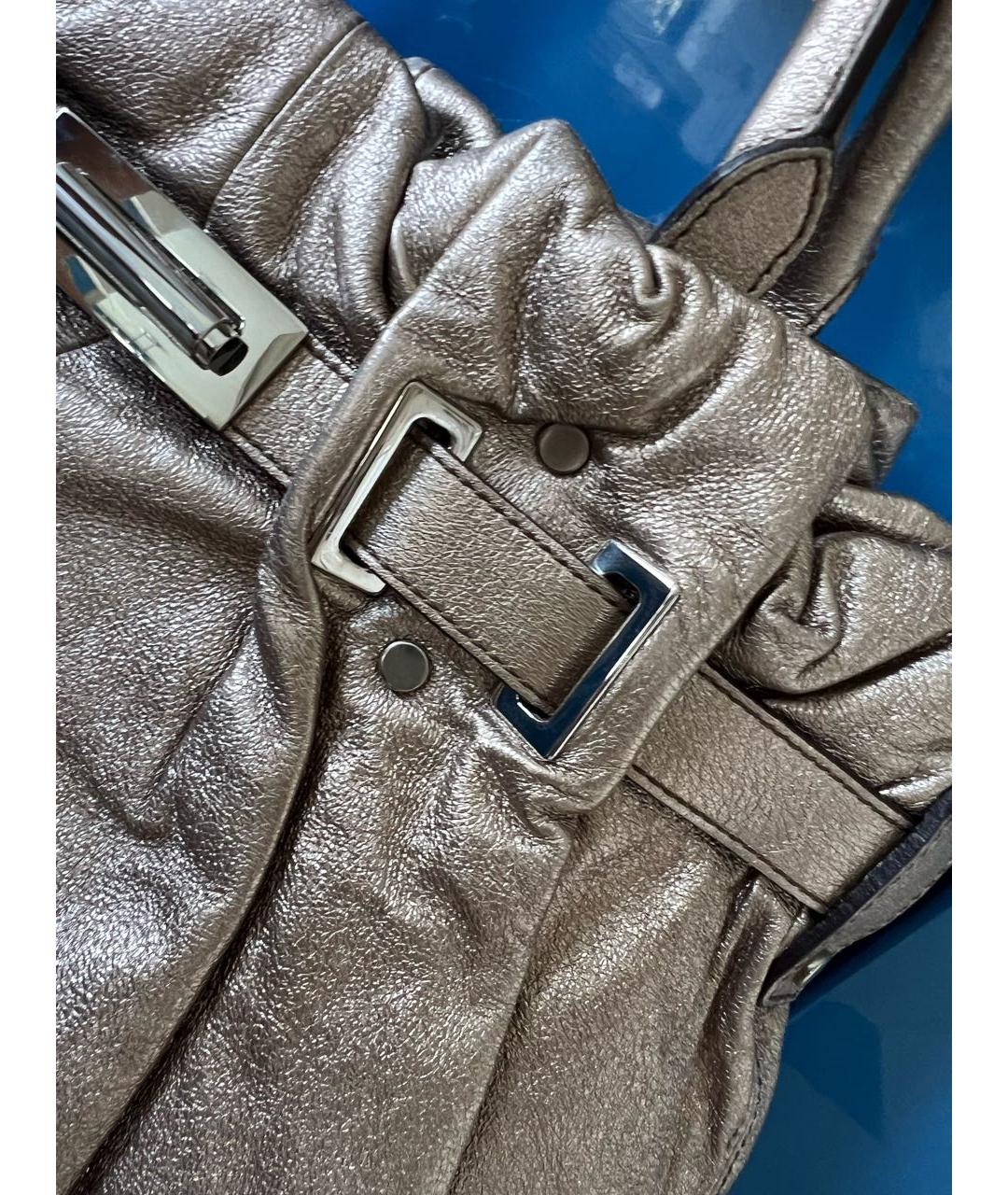 LANVIN Розовая кожаная сумка с короткими ручками, фото 7