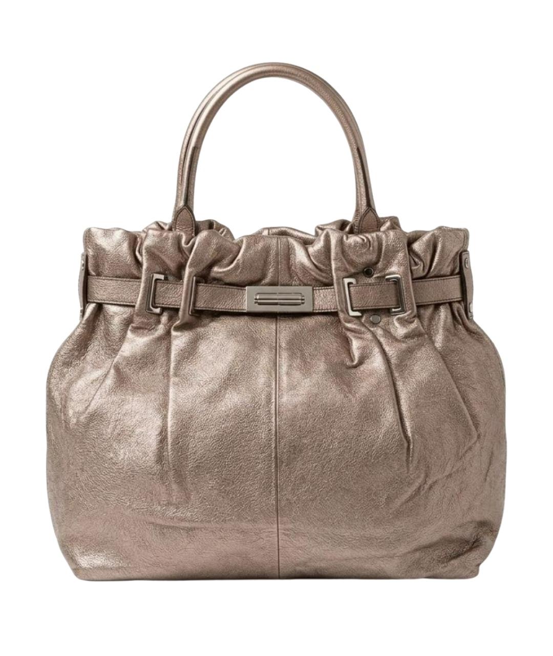 LANVIN Розовая кожаная сумка с короткими ручками, фото 1