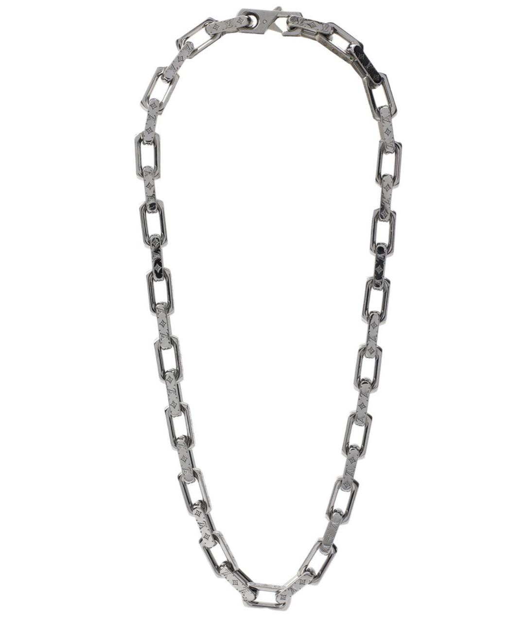 LOUIS VUITTON Серебряная металлическая цепочка/подвеска, фото 3
