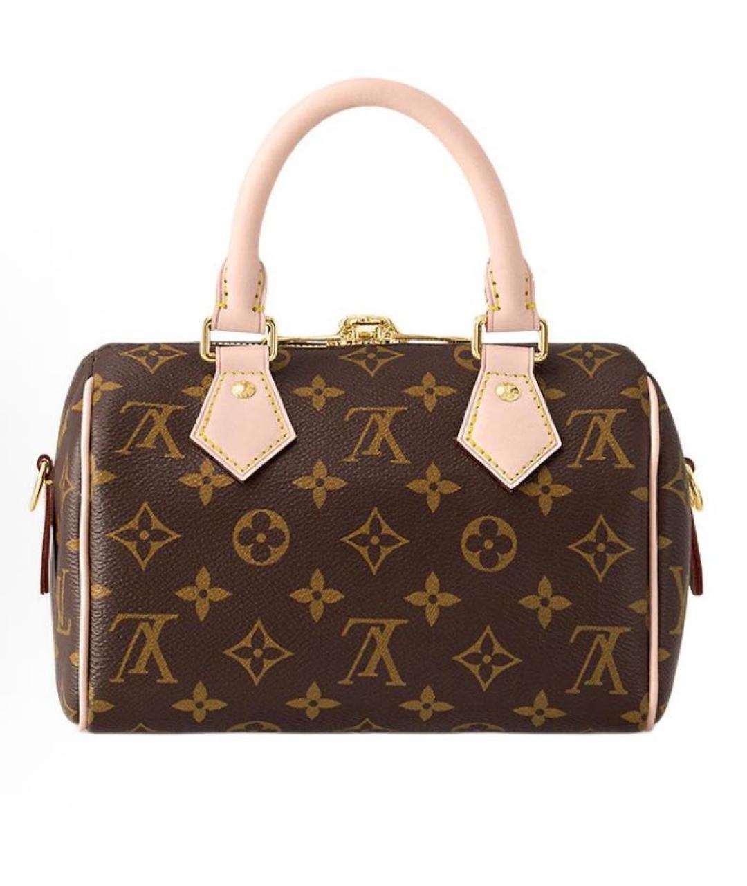 LOUIS VUITTON Коричневая кожаная сумка через плечо, фото 2