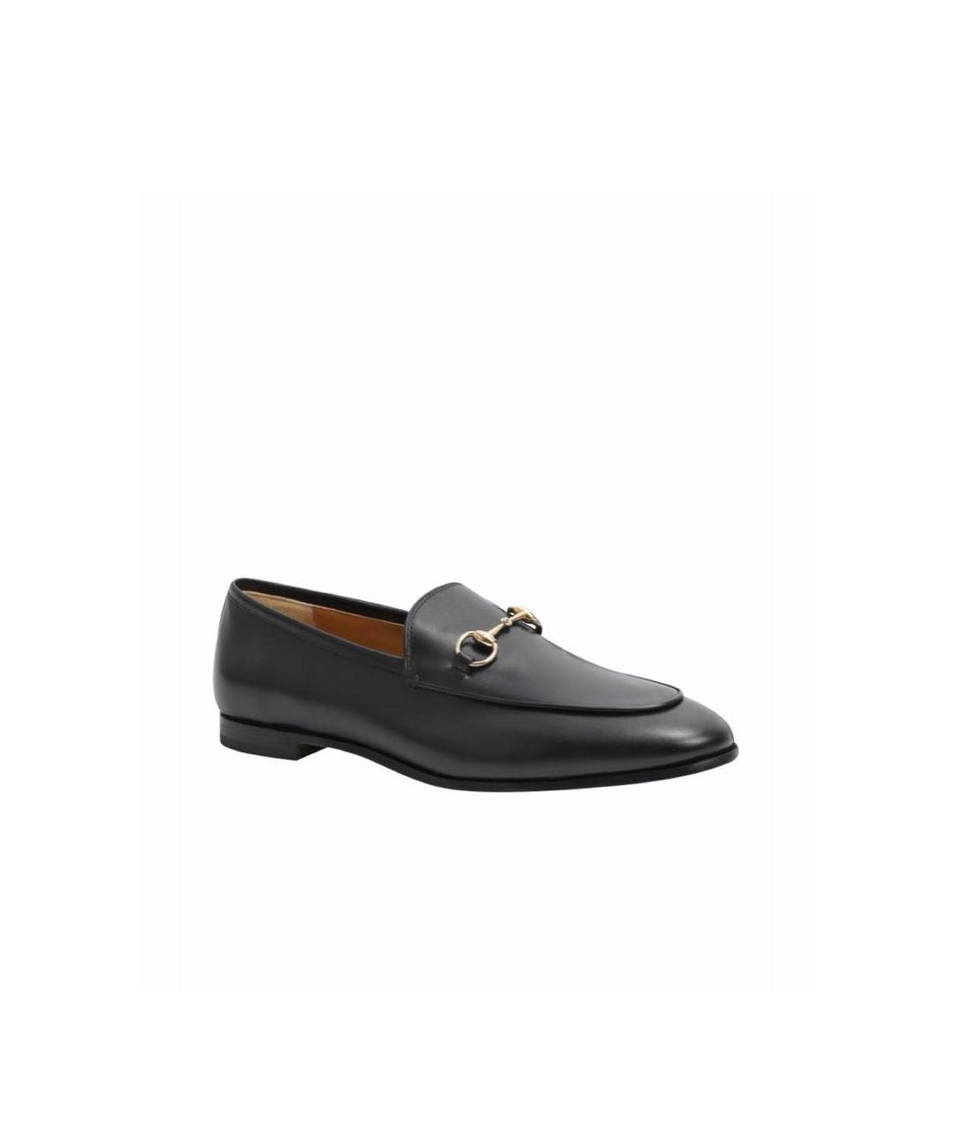 GUCCI Черные кожаные лоферы, фото 5