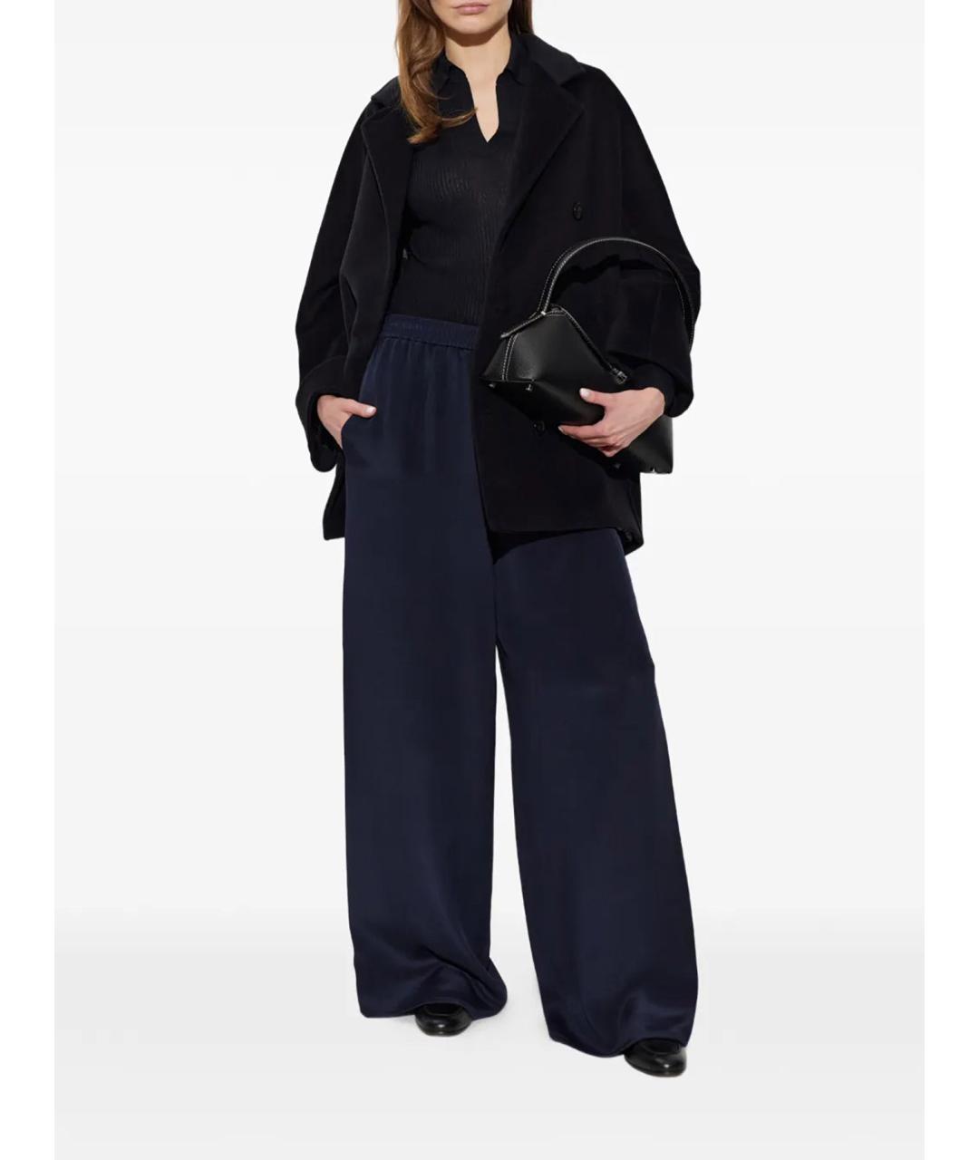 MAX MARA Черный шелковый джемпер / свитер, фото 3