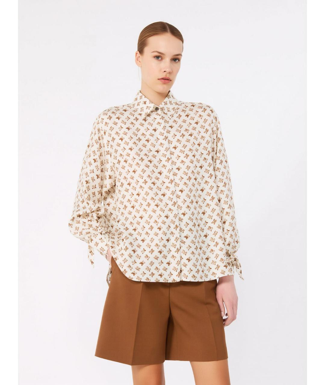MAX MARA Мульти шелковая рубашка, фото 3