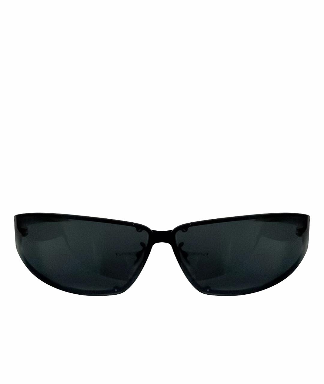 SAINT LAURENT Черные пластиковые солнцезащитные очки, фото 1