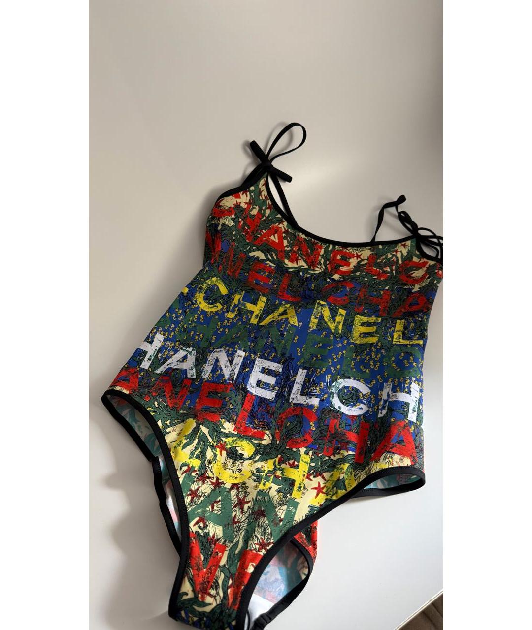 CHANEL Мульти лиоцелл купальник, фото 2