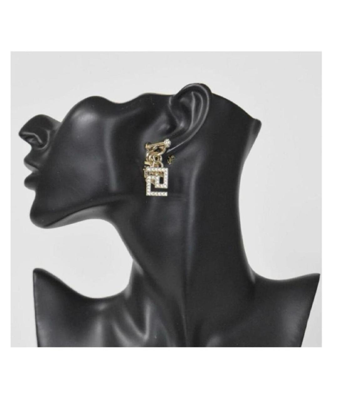 VERSACE Золотые серьги, фото 4