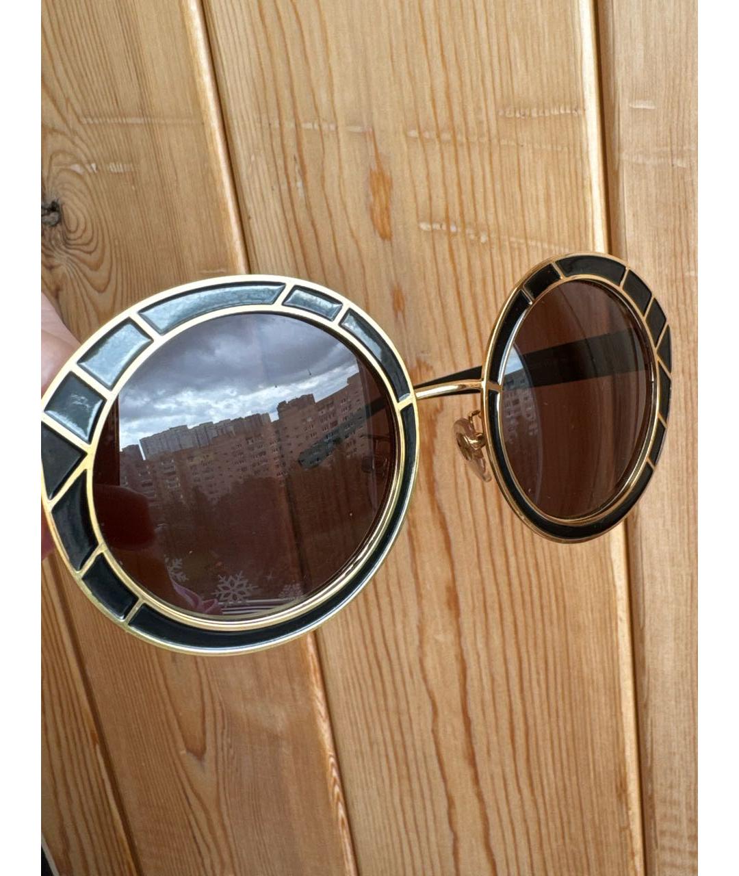 TORY BURCH Черные солнцезащитные очки, фото 2