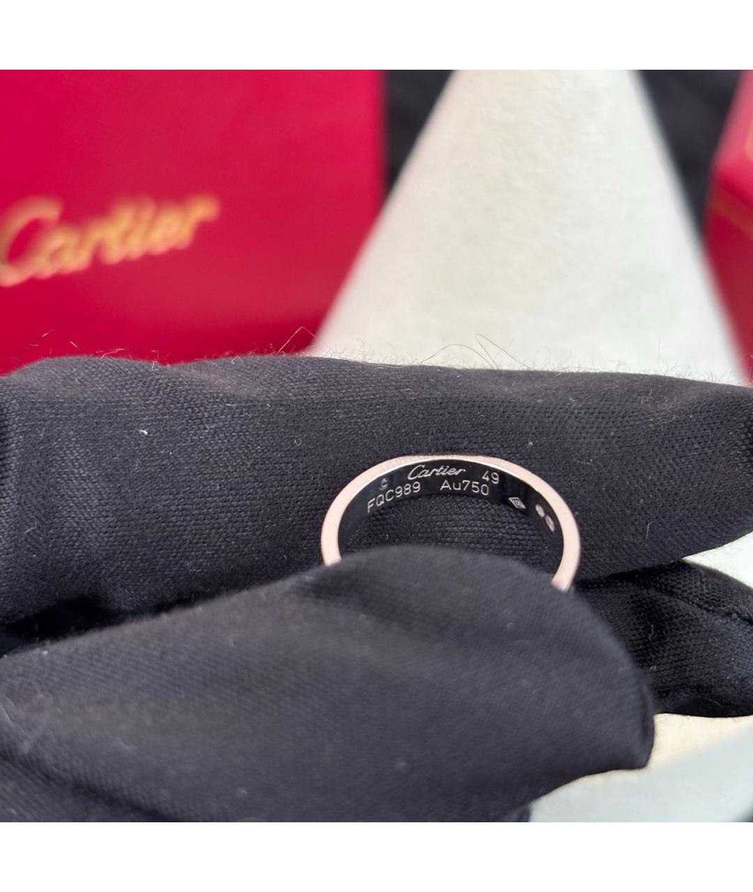 CARTIER Серебряное кольцо из белого золота, фото 4