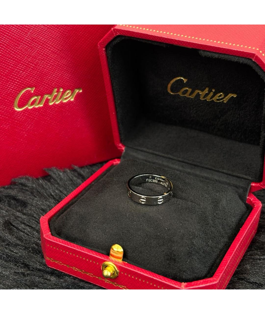 CARTIER Серебряное кольцо из белого золота, фото 6