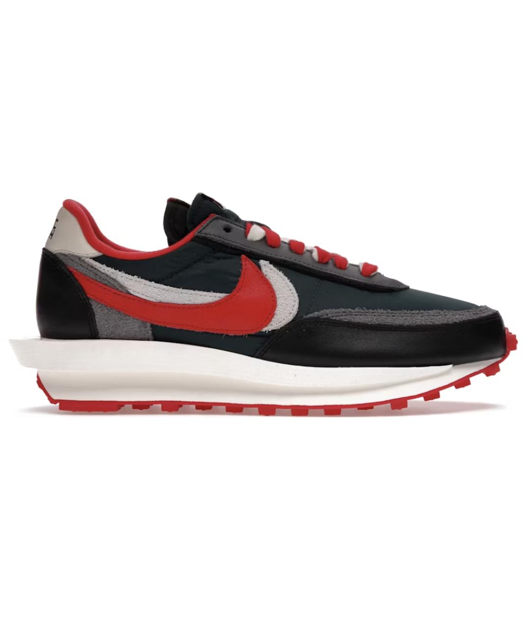 NIKE Серые синтетические низкие кроссовки / кеды, фото 3