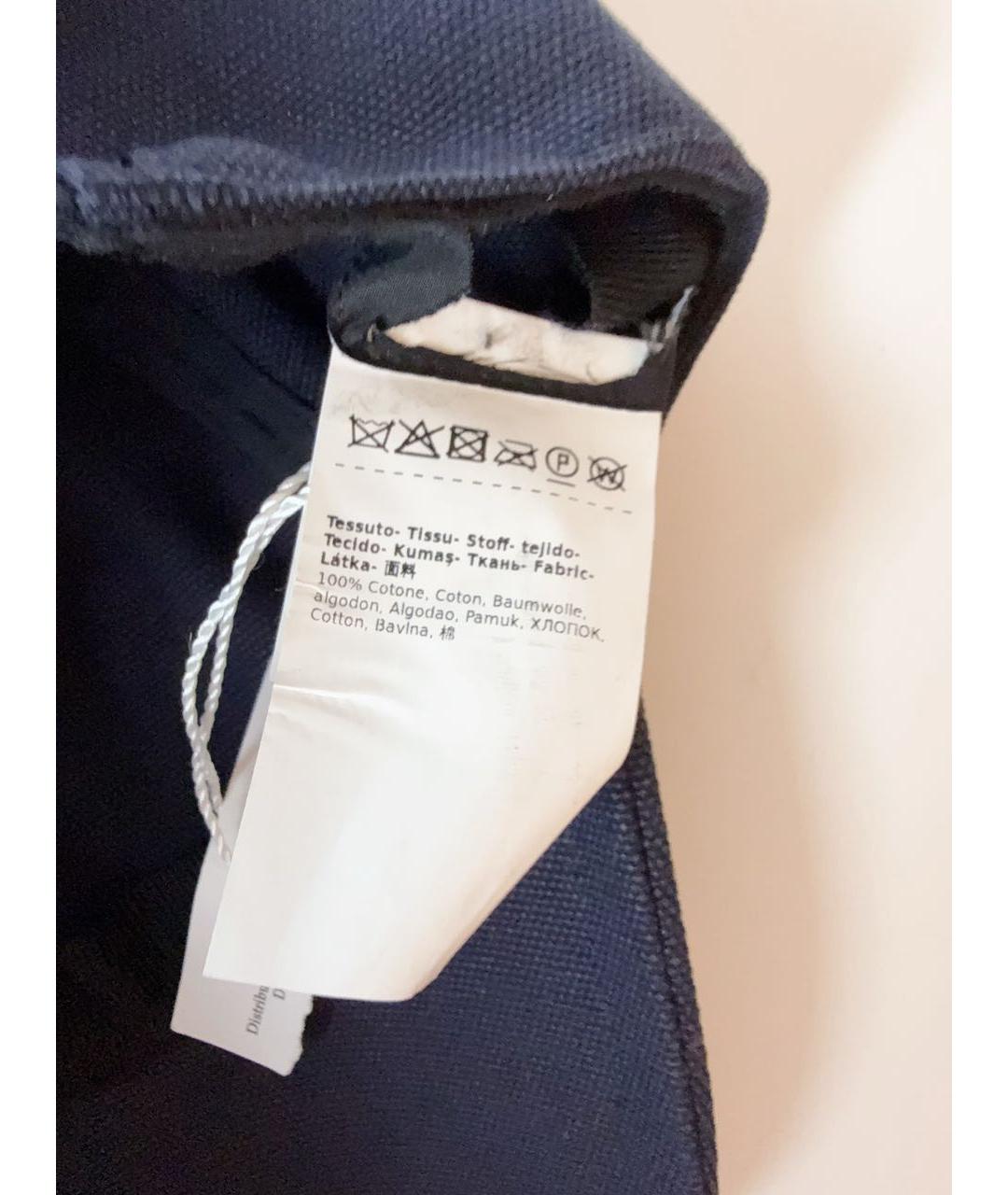WEEKEND MAX MARA Темно-синяя хлопковая кепка, фото 6
