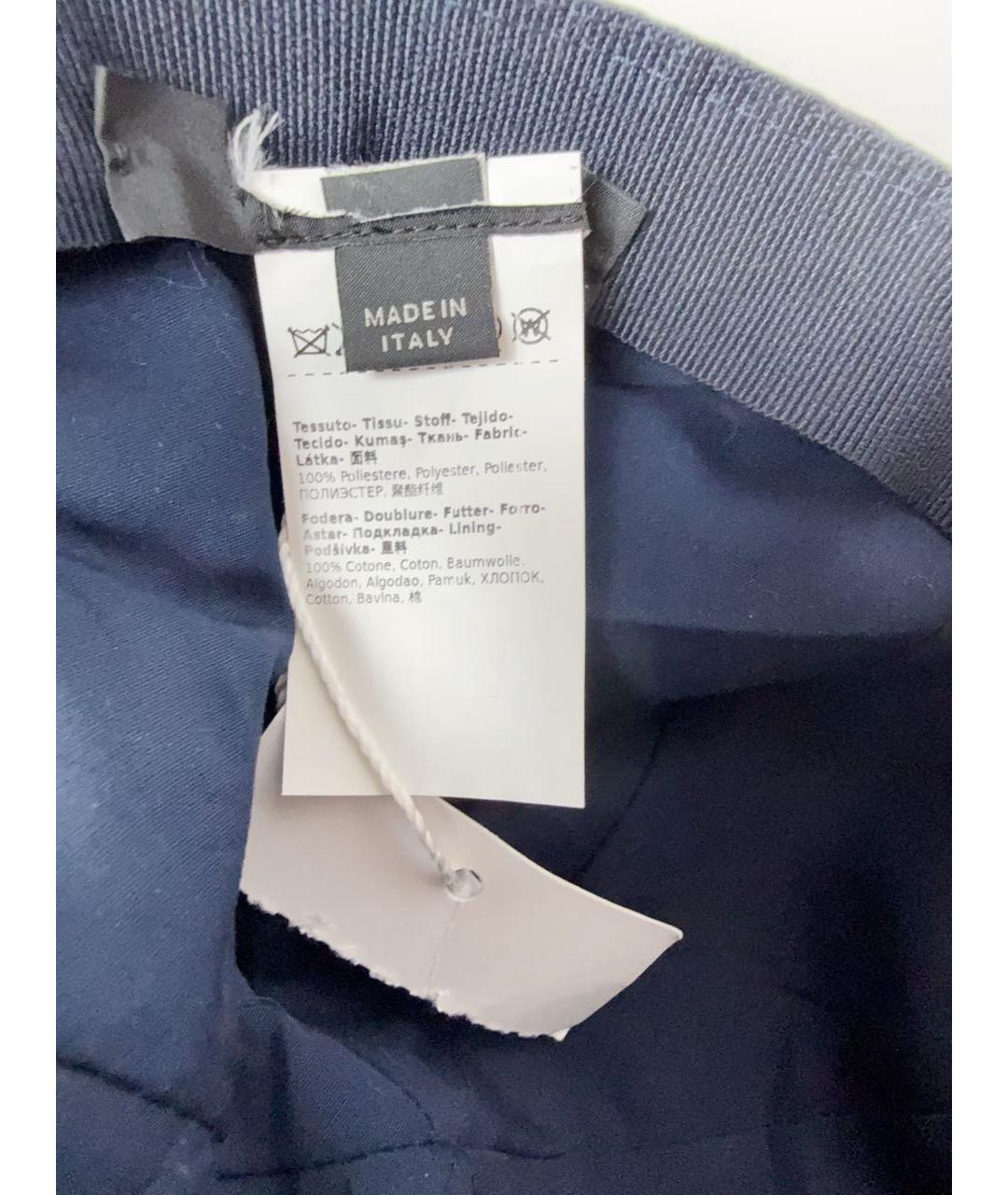 WEEKEND MAX MARA Темно-синяя синтетическая кепка, фото 6