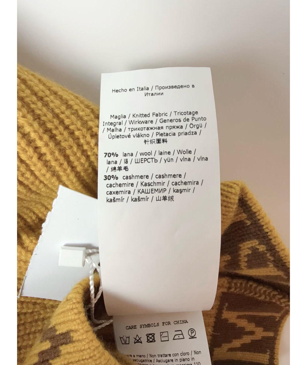 MAX MARA Горчичная шерстяная шапка, фото 5