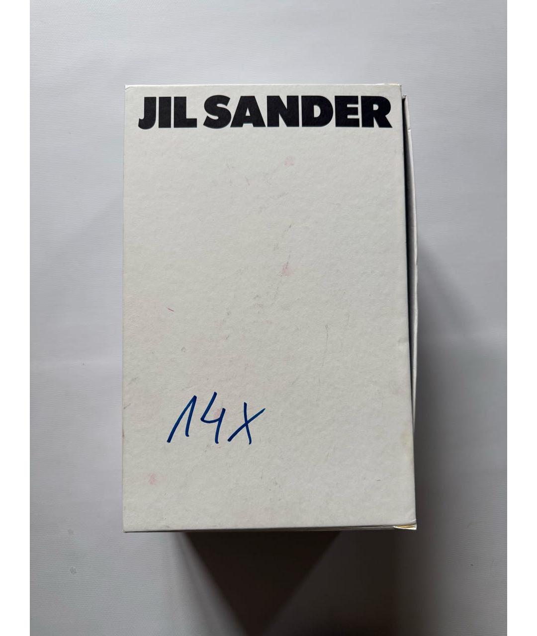 JIL SANDER Коричневые кожаные сандалии, фото 6