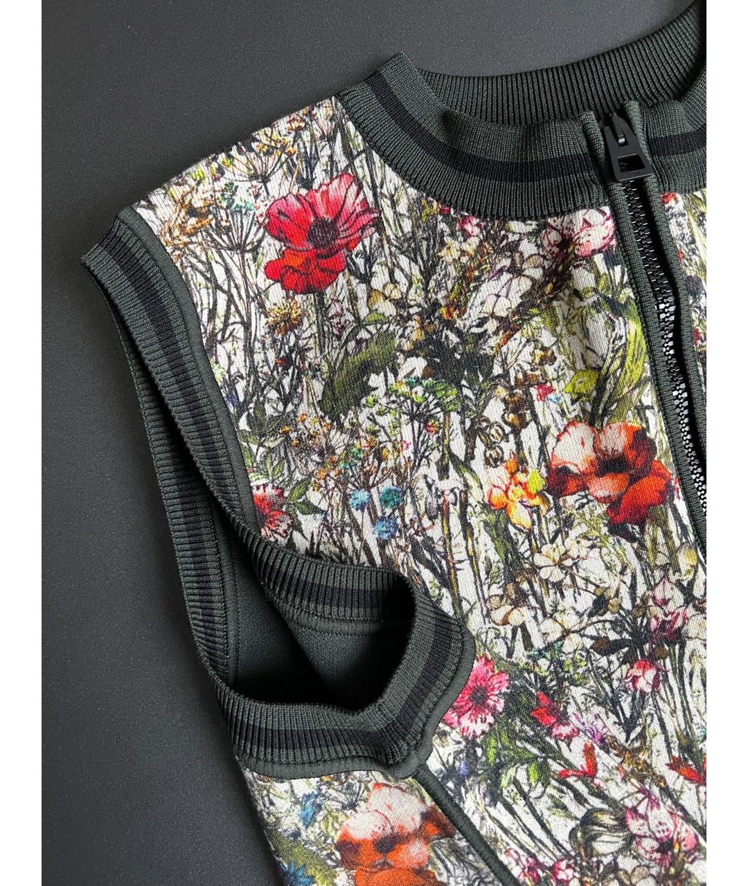CHRISTIAN DIOR Мульти повседневное платье, фото 4