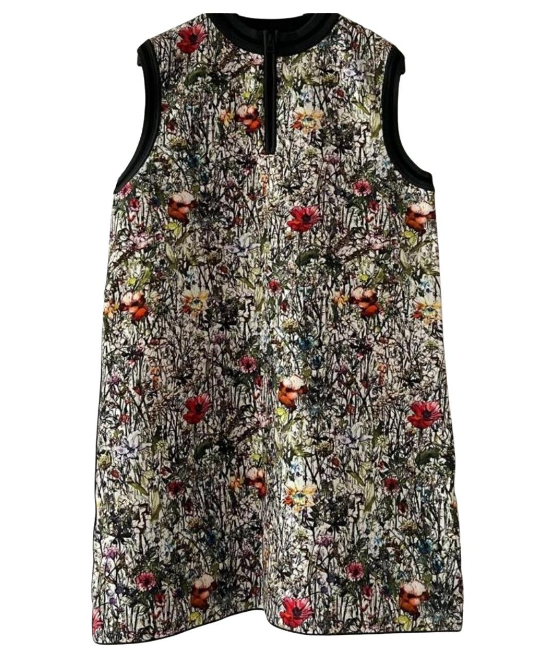 CHRISTIAN DIOR Мульти повседневное платье, фото 1